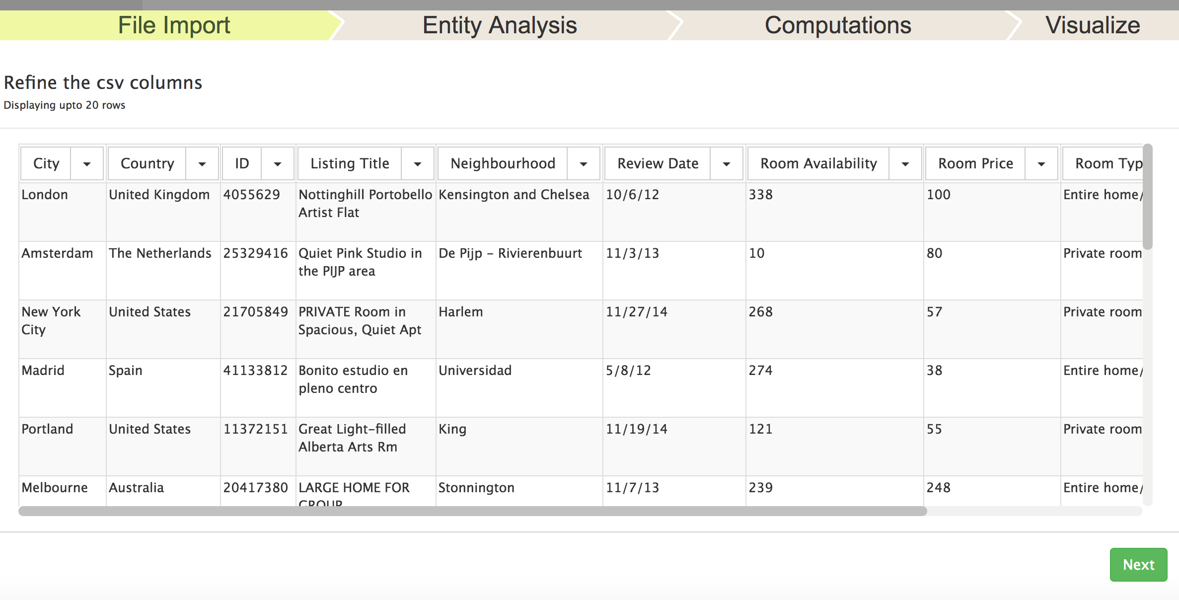CSV File Importer